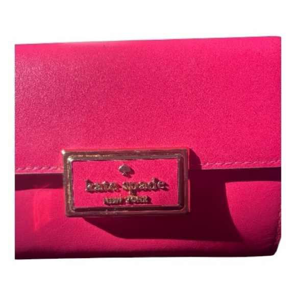 Kate Spade New York Hot Pink Leather Wallet - Picture 6 of 12
